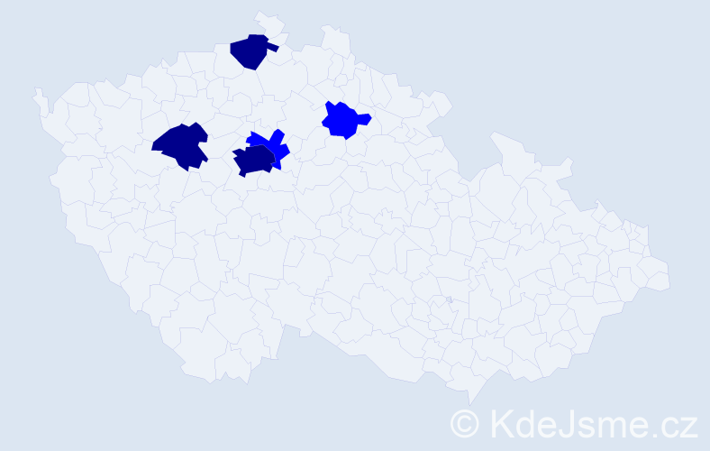 Příjmení: 'Drážník', počet výskytů 8 v celé ČR