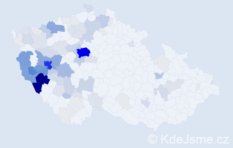 Příjmení: 'Šlehofer', počet výskytů 386 v celé ČR