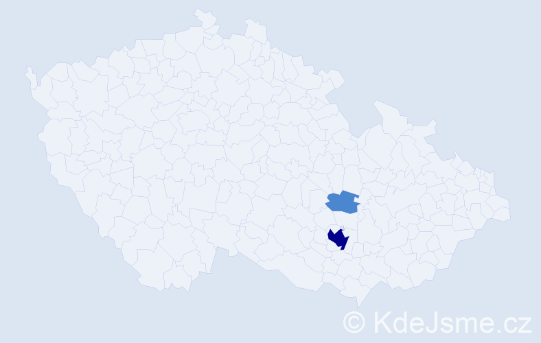 Příjmení: 'Raether', počet výskytů 4 v celé ČR