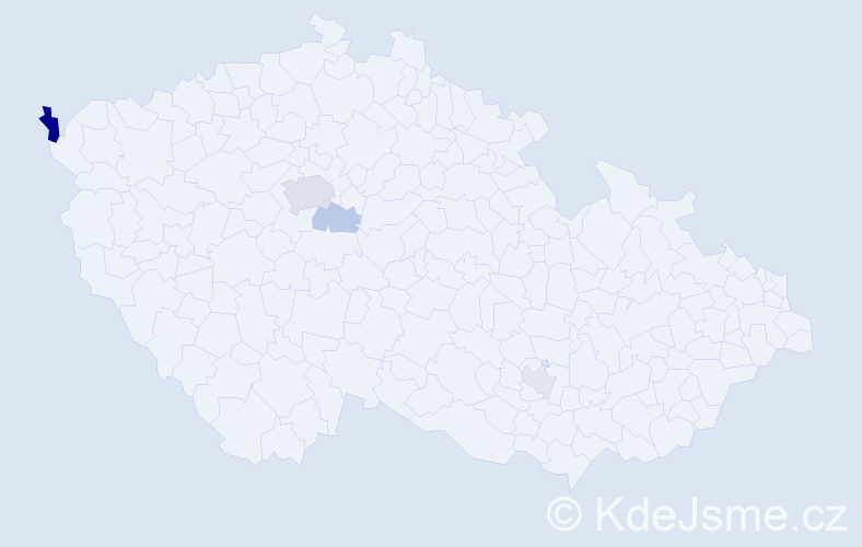 Příjmení: 'Symonenko', počet výskytů 10 v celé ČR