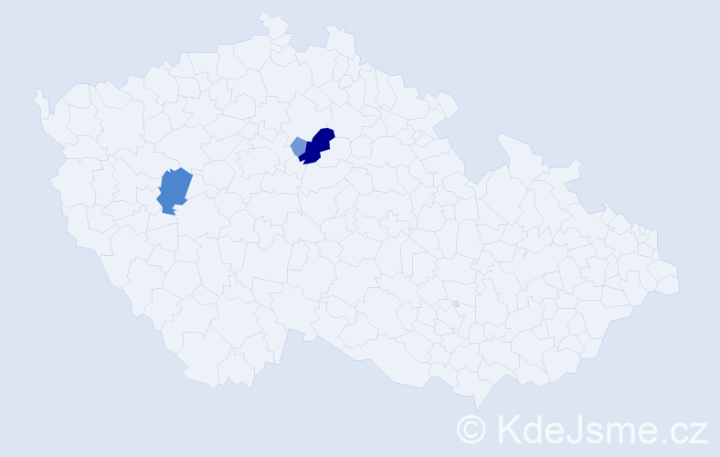 Příjmení: 'Michalčuková', počet výskytů 11 v celé ČR
