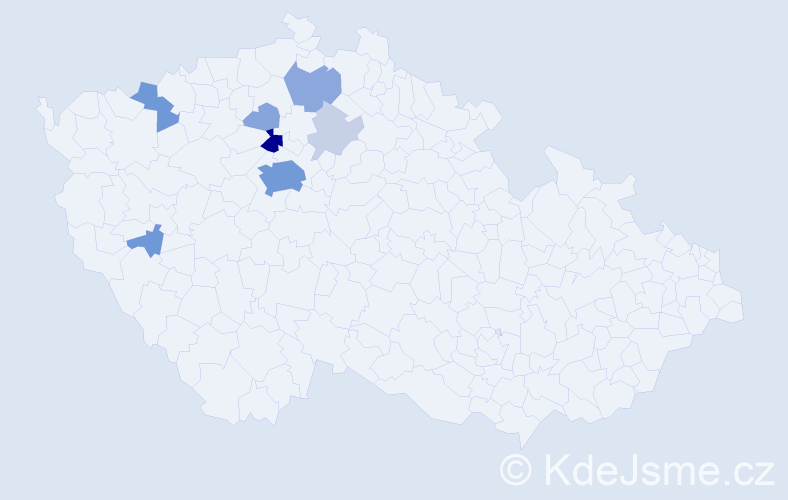 Příjmení: 'Kasslová', počet výskytů 40 v celé ČR