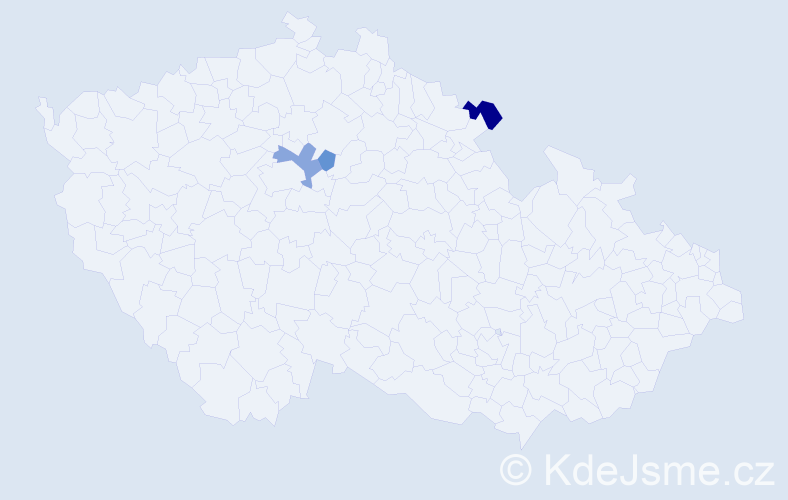 Příjmení: 'Effenberg', počet výskytů 5 v celé ČR