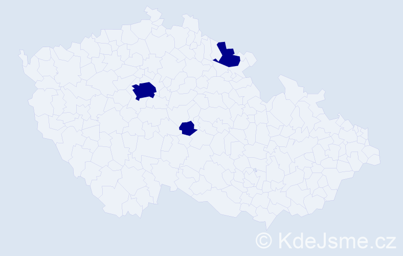 Příjmení: 'Rogozov', počet výskytů 3 v celé ČR