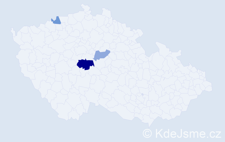 Příjmení: 'Netzold', počet výskytů 6 v celé ČR