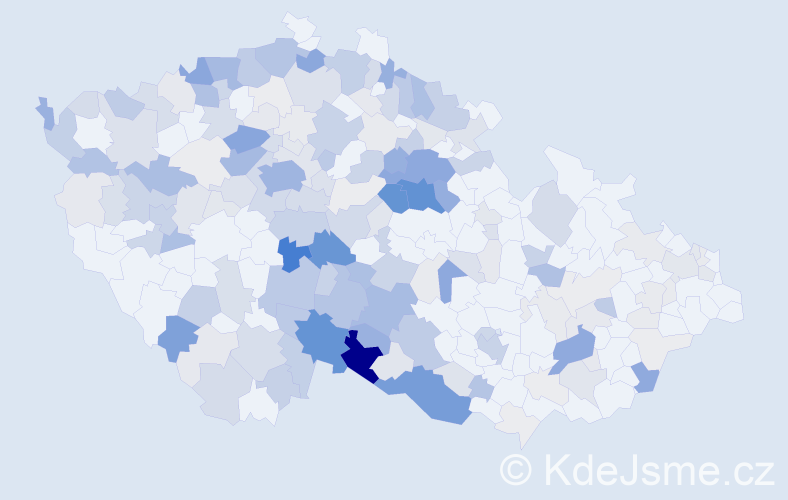 Příjmení: 'Kolmanová', počet výskytů 796 v celé ČR