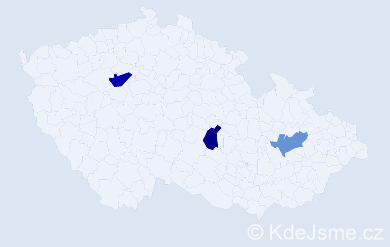 Příjmení: 'Poljakovová', počet výskytů 4 v celé ČR