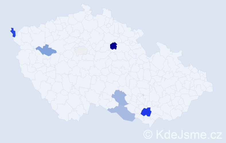 Příjmení: 'Stroh', počet výskytů 15 v celé ČR