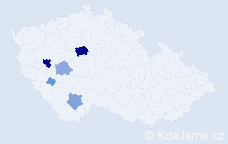 Příjmení: 'Pompl', počet výskytů 22 v celé ČR