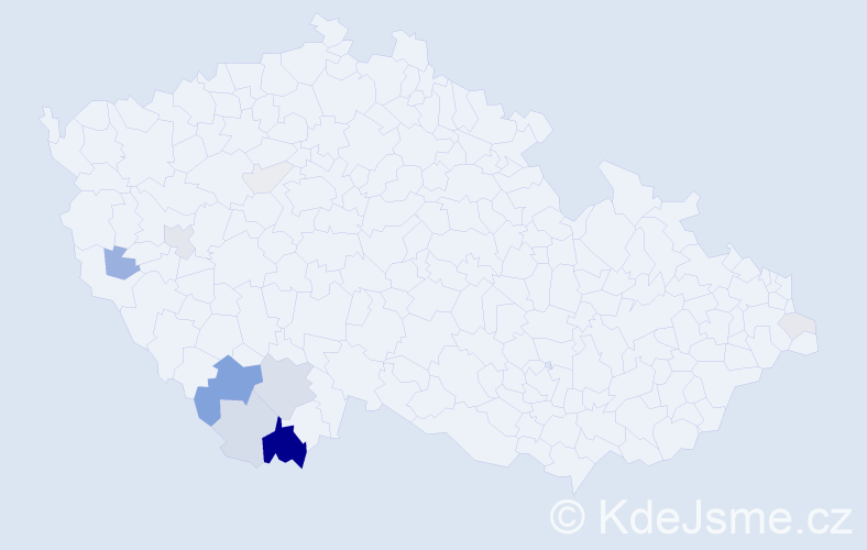 Příjmení: 'Interholz', počet výskytů 36 v celé ČR