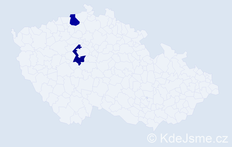 Příjmení: 'Djelassi', počet výskytů 4 v celé ČR