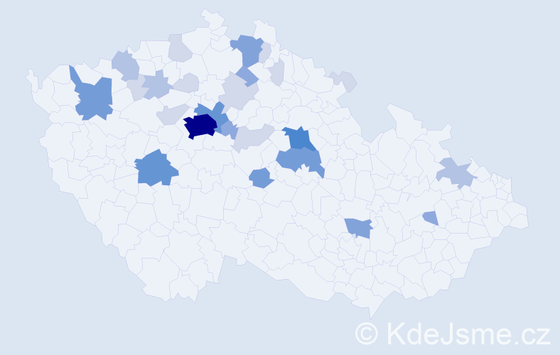 Příjmení: 'Livora', počet výskytů 83 v celé ČR