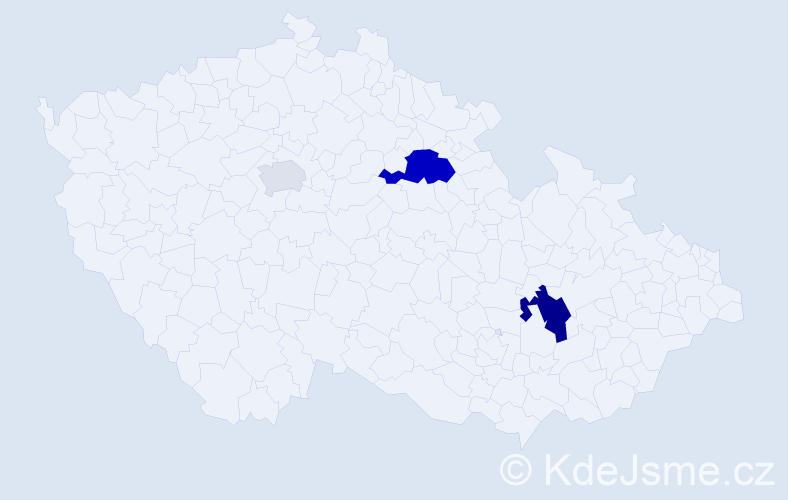 Příjmení: 'Kiršbaum', počet výskytů 15 v celé ČR