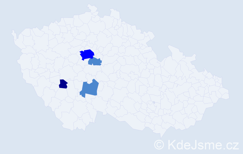 Příjmení: 'Drátovský', počet výskytů 7 v celé ČR