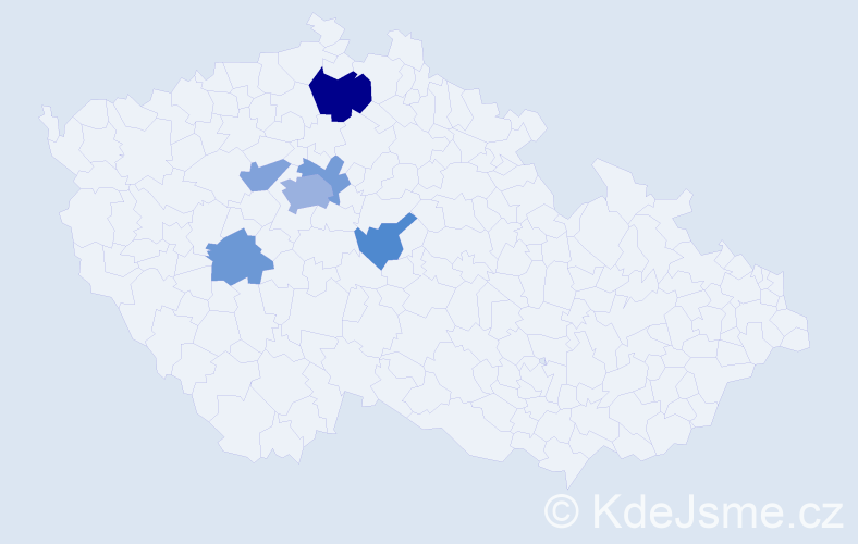 Příjmení: 'Arnstein', počet výskytů 12 v celé ČR