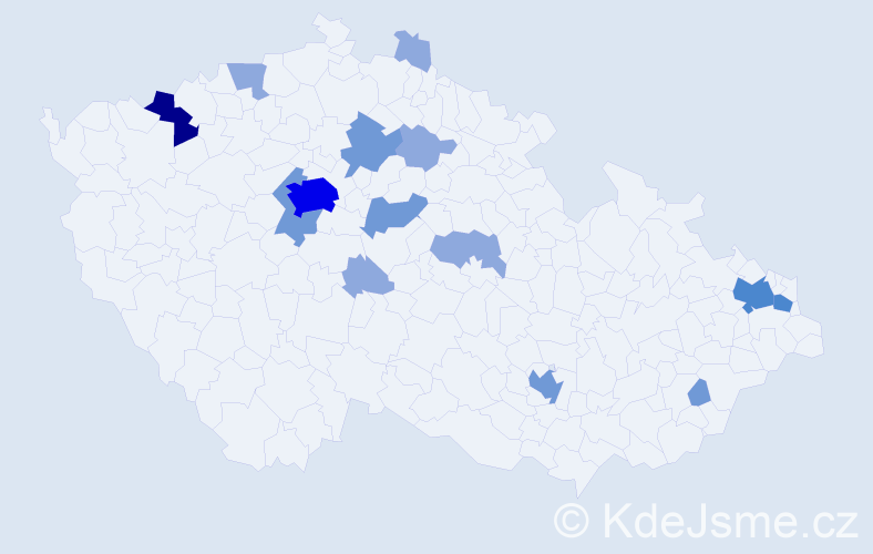 Příjmení: 'Budjačová', počet výskytů 32 v celé ČR