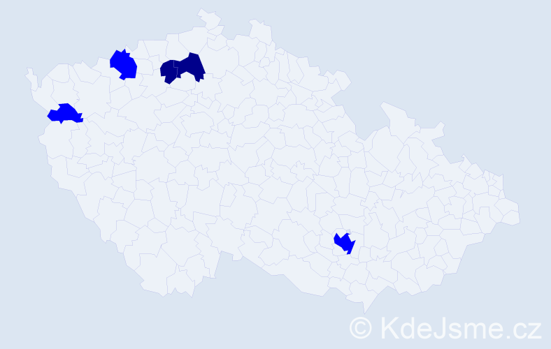 Příjmení: 'Bulowski', počet výskytů 7 v celé ČR
