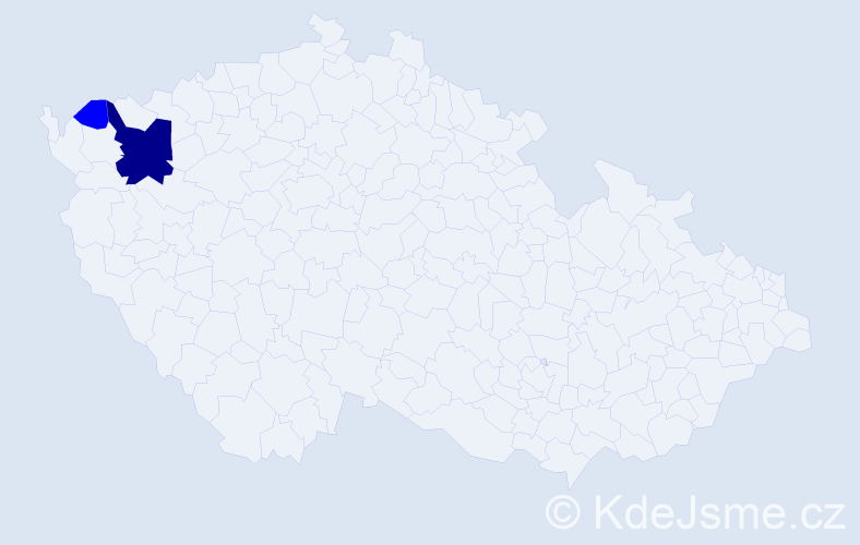Příjmení: 'Leibelt', počet výskytů 7 v celé ČR