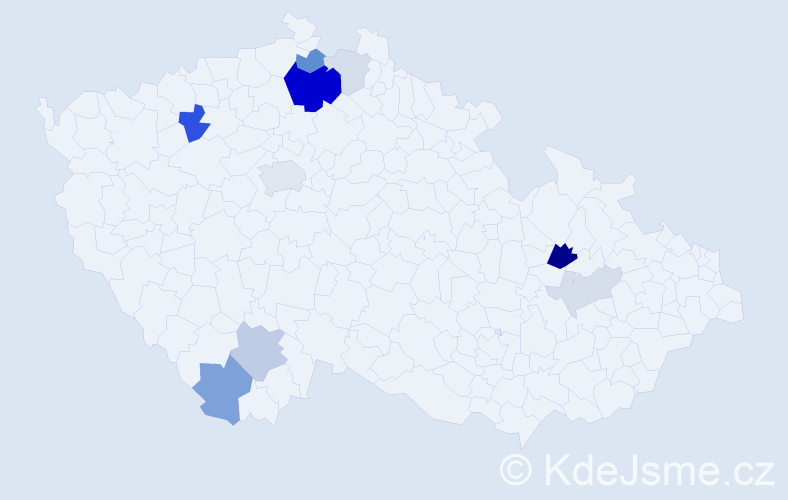 Příjmení: 'Koblas', počet výskytů 30 v celé ČR