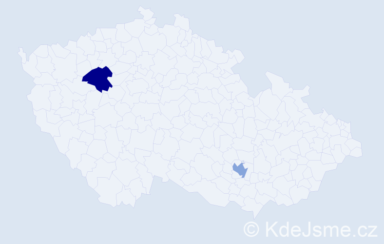 Příjmení: 'Méndez', počet výskytů 2 v celé ČR