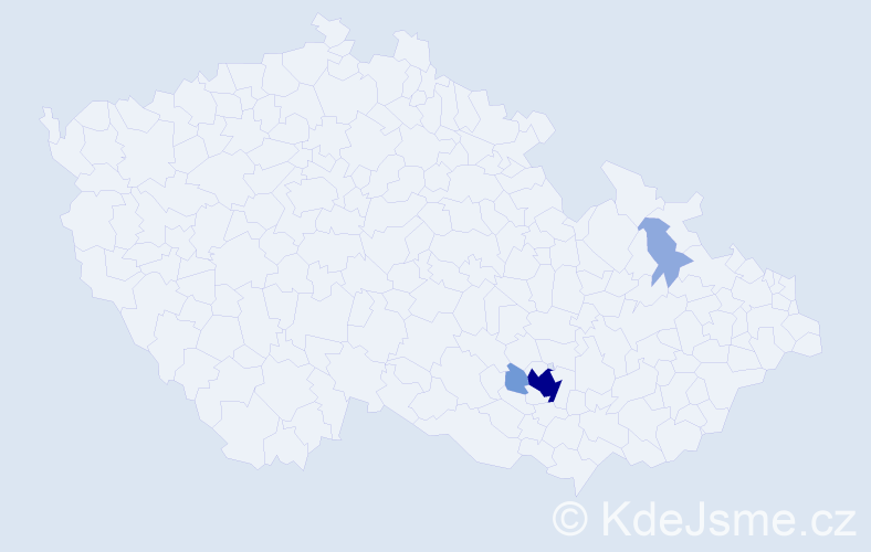 Příjmení: 'Weisman', počet výskytů 9 v celé ČR