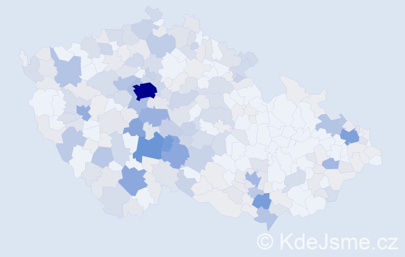 Příjmení: 'Papežová', počet výskytů 946 v celé ČR