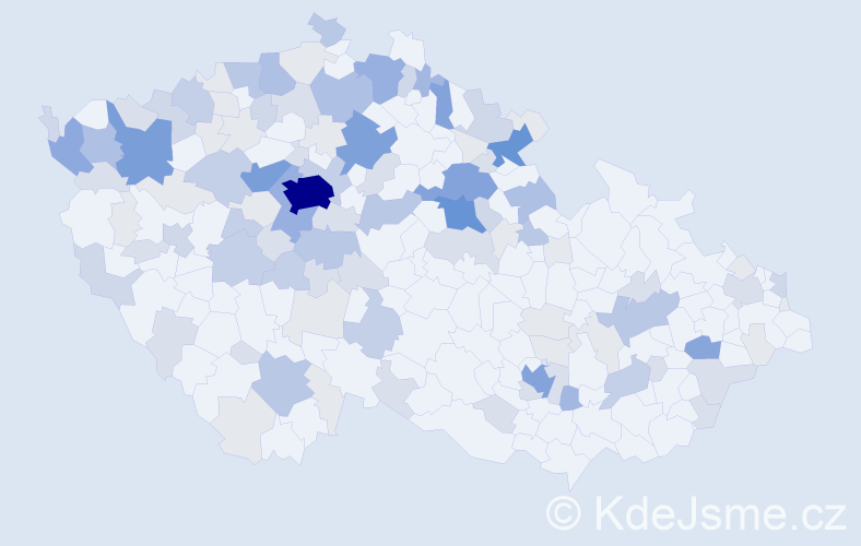 Příjmení: 'Hoffman', počet výskytů 383 v celé ČR