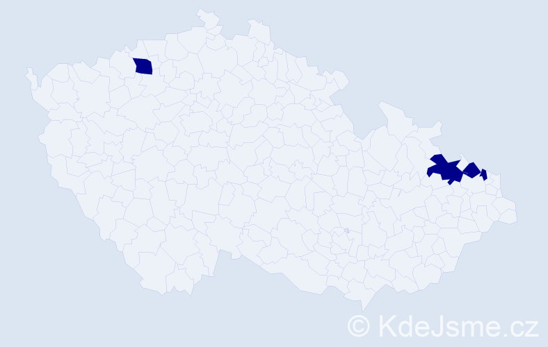 Příjmení: 'Seipl', počet výskytů 4 v celé ČR