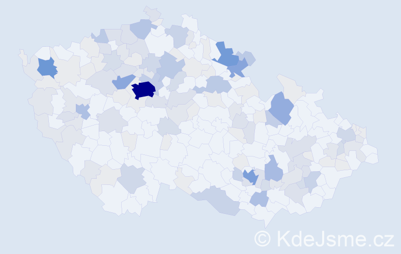 Příjmení: 'Winter', počet výskytů 466 v celé ČR