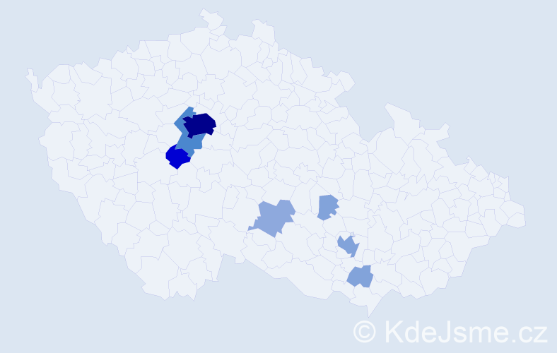 Příjmení: 'Fausová', počet výskytů 26 v celé ČR