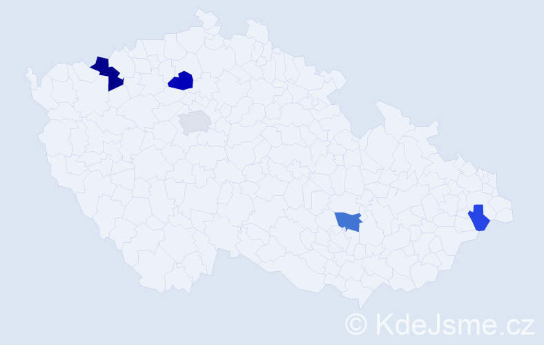 Příjmení: 'Hackett', počet výskytů 10 v celé ČR