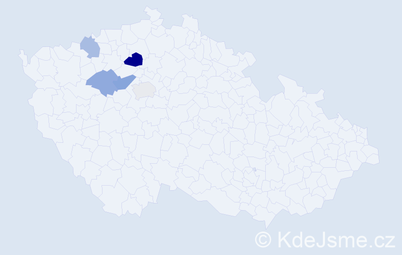 Příjmení: 'Cinybulk', počet výskytů 8 v celé ČR