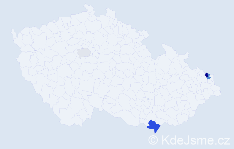 Příjmení: 'Riebauerová', počet výskytů 15 v celé ČR