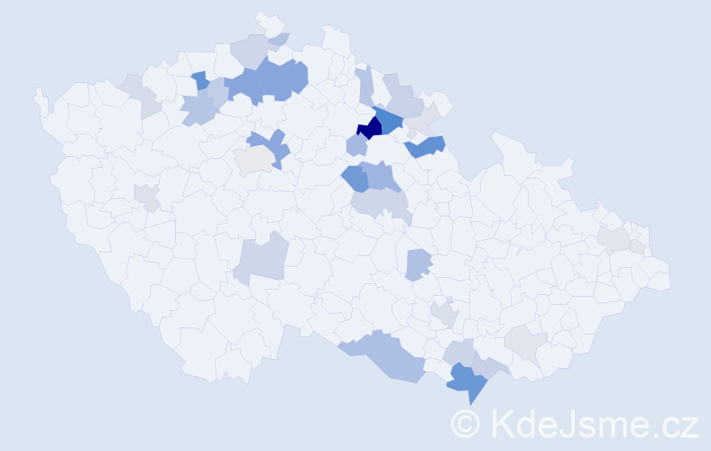 Příjmení: 'Hellinger', počet výskytů 91 v celé ČR