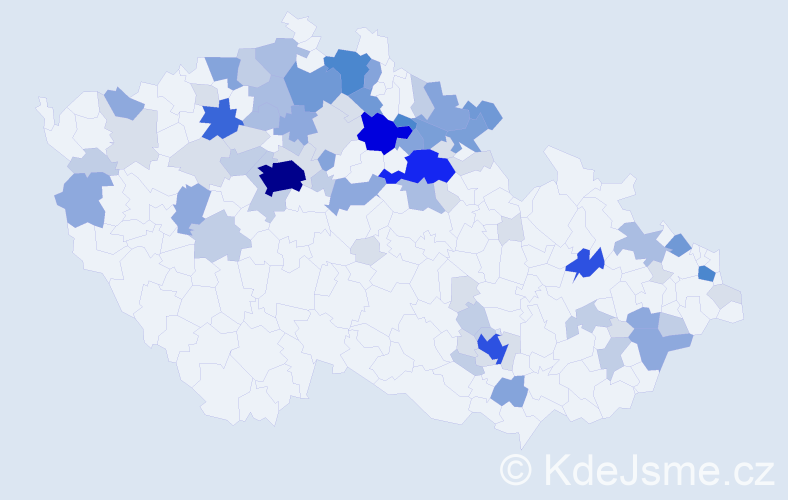 Příjmení: 'Groh', počet výskytů 281 v celé ČR