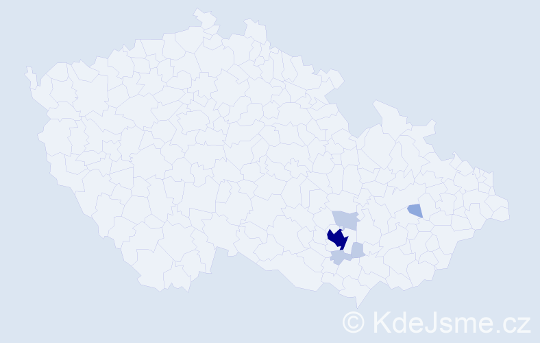 Příjmení: 'Waidhoferová', počet výskytů 15 v celé ČR