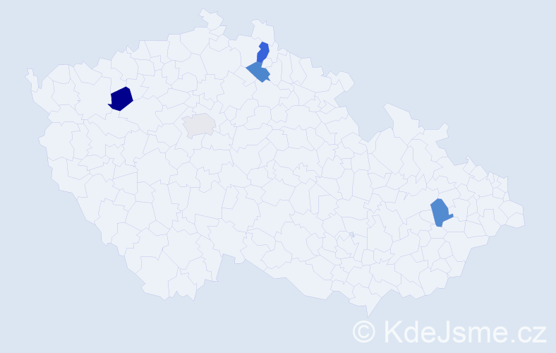 Příjmení: 'Hilgartnerová', počet výskytů 6 v celé ČR