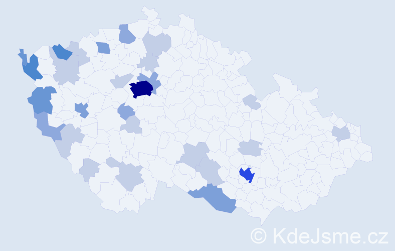 Příjmení: '"Dinh Van"', počet výskytů 68 v celé ČR