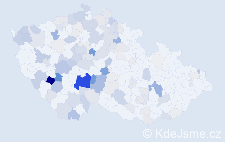 Příjmení: 'Makovec', počet výskytů 495 v celé ČR