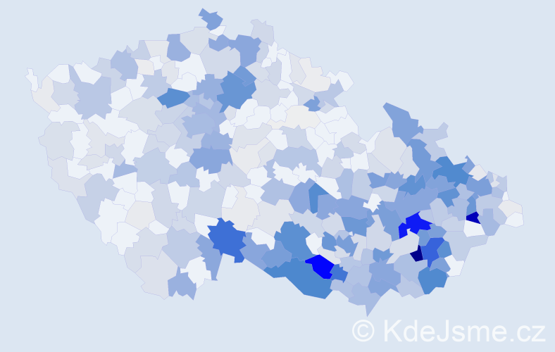 Příjmení: 'Kašpárková', počet výskytů 1495 v celé ČR