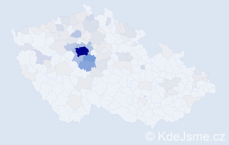 Příjmení: 'Znamenáček', počet výskytů 367 v celé ČR