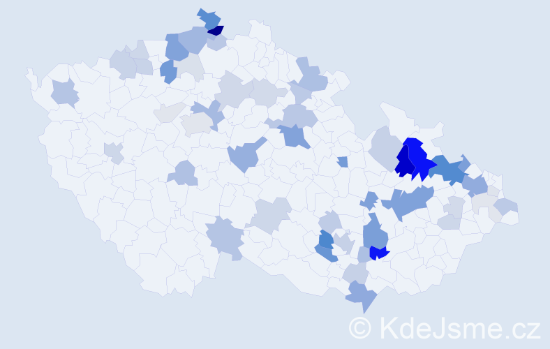 Příjmení: 'Ludwig', počet výskytů 173 v celé ČR