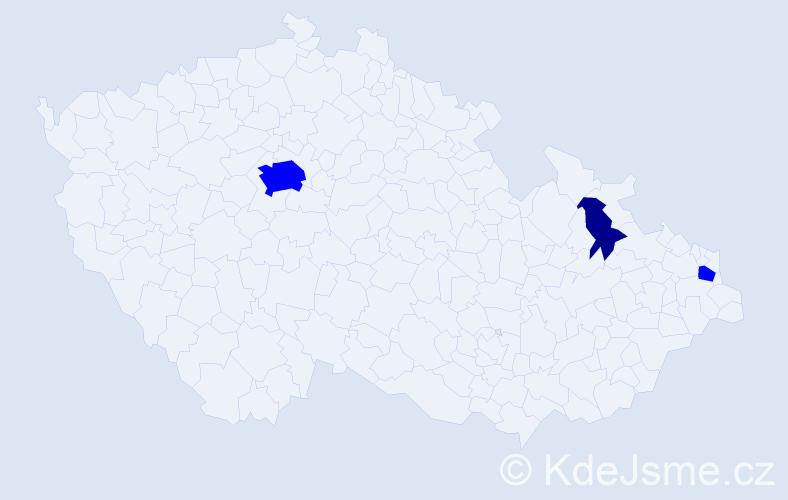 Příjmení: 'Speranza', počet výskytů 4 v celé ČR
