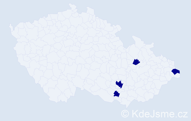 Příjmení: 'Leščuková', počet výskytů 8 v celé ČR