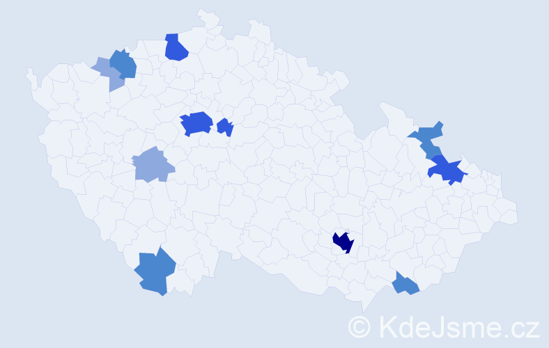 Příjmení: 'Lerche', počet výskytů 27 v celé ČR