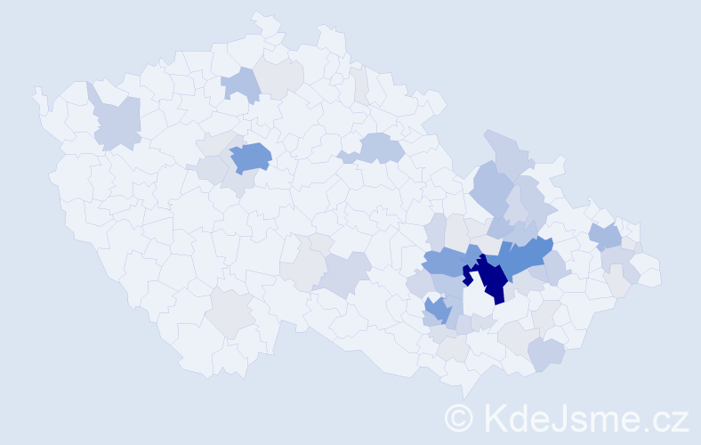 Příjmení: 'Trunda', počet výskytů 234 v celé ČR