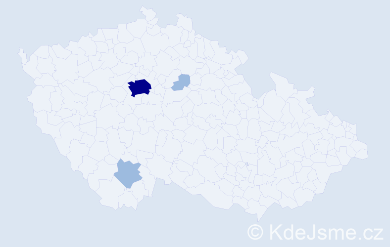 Příjmení: 'Chistyakov', počet výskytů 6 v celé ČR