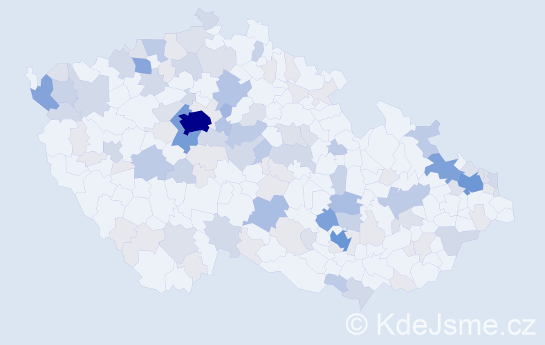 Příjmení: 'Schulz', počet výskytů 347 v celé ČR
