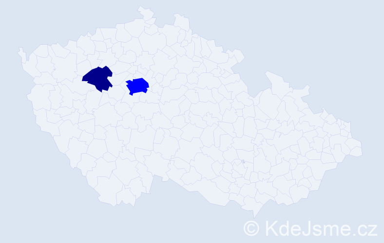 Příjmení: 'Barčotová', počet výskytů 7 v celé ČR