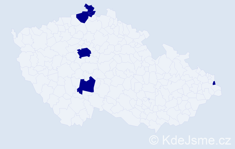 Příjmení: 'Barlok', počet výskytů 6 v celé ČR